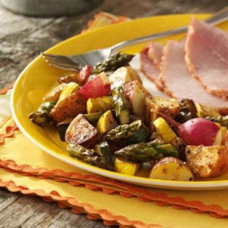 Oven-Roasted Spring Vegetable Medley Recipe