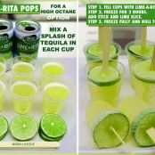 Lime-A-Rita Pops