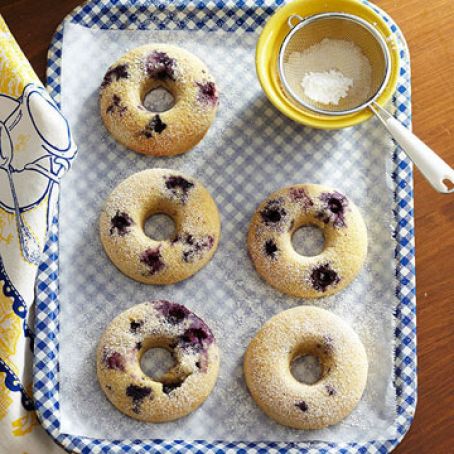 Gluten-Free Blueberry-Lemon Donuts
