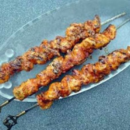 Asian BBQ Chicken Skewers