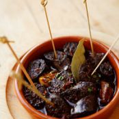 Chorizo Poached in Red Wine