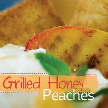Grilled Honey Peaches