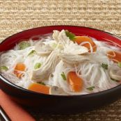 Chicken Soup With Rice Noodles