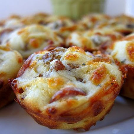 Sausage & Pepperoni Pizza Puffs