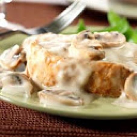 Pork with Mushroom Dijon Sauce