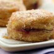 Raspberry-Filled Jelly Doughnuts