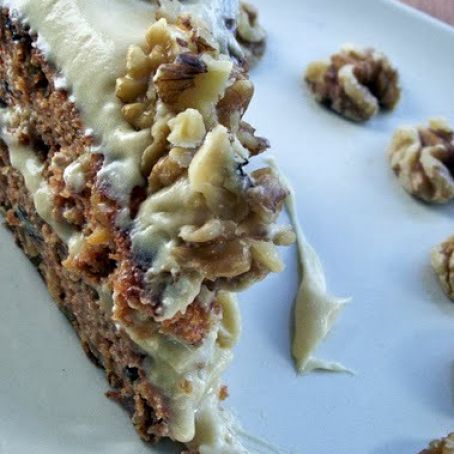 Carrot Cake with Brown Sugar Cream Cheese Frosting