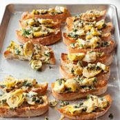 Artichoke bruschtta