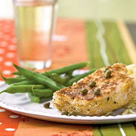 Pork with Lemon-Caper Sauce