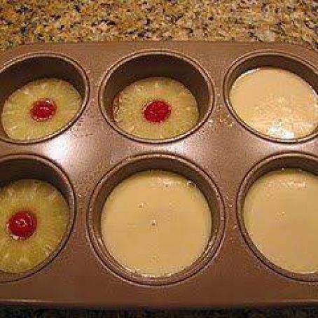 Mini Pineapple Upside Down Cakes