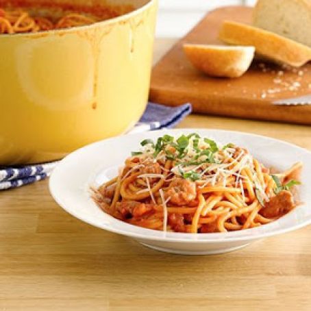 One-Pot Creamy Spaghetti