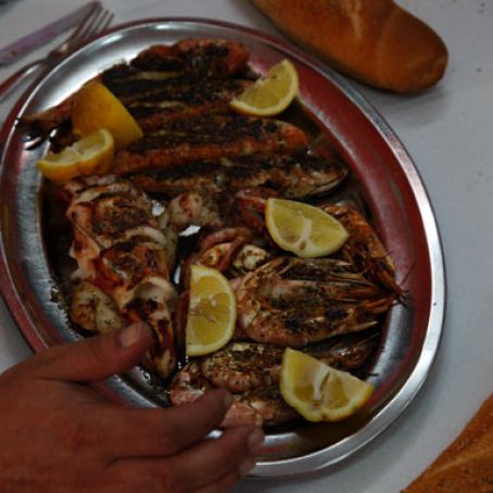 Mixed Grilled Seafood
