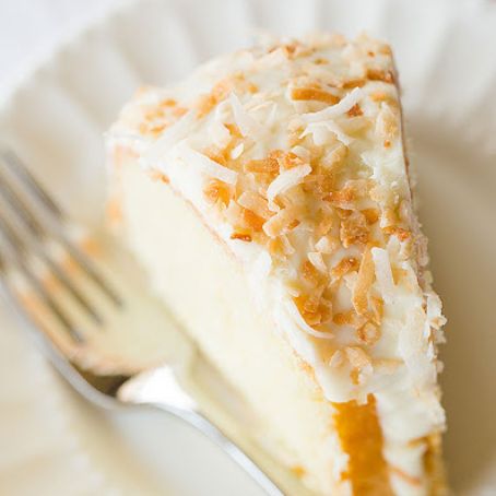 Coconut Bundt Cake with White Chocolate-Coconut Glaze