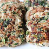 Turkey Spinach Feta Burgers