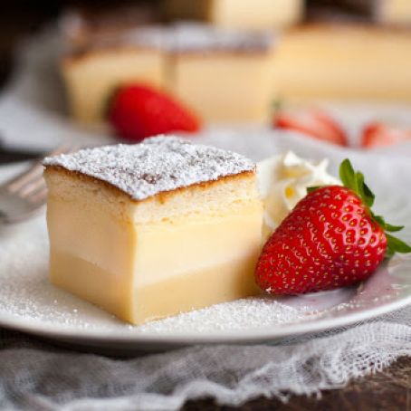 Magic 3 Layer Custard Cake