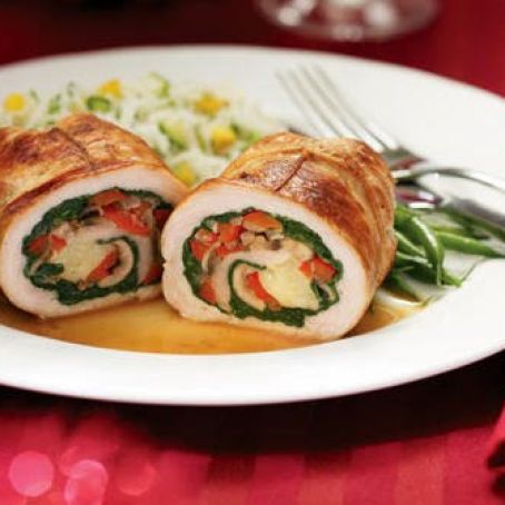 Turkey cutlets with aged cheddar