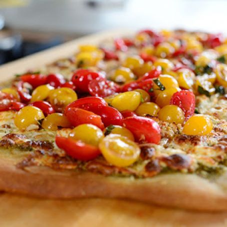 Bruschetta Pizza (Pizza Ree-a)
