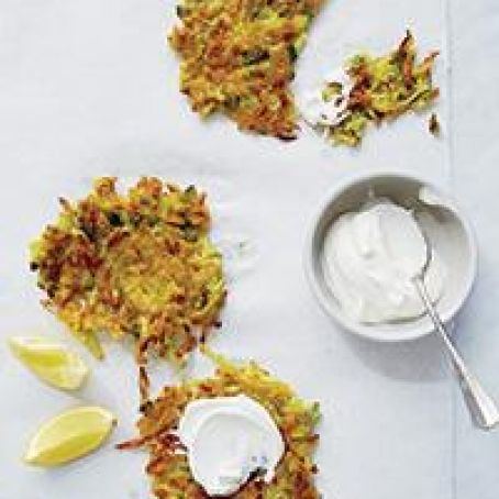 Crispy Summer Squash Pancakes