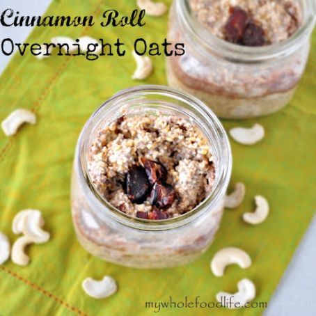 Cinnamon Roll Overnight Oats