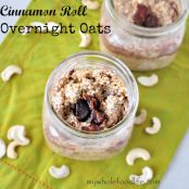 Cinnamon Roll Overnight Oats