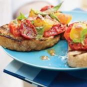 Grilled Tomato Crostini
