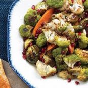 Roasted Vegetables with Pomegranate Vinaigrette