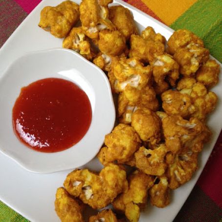 Air-Fryer Cauliflower Pakoras