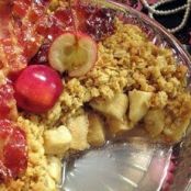 MacIntosh Maple Crumble with Candied Bacon