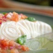 Grilled Halibut with Tomato Vinaigrette