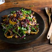 Roasted Squash and Radicchio Salad With Buttermilk Dressing