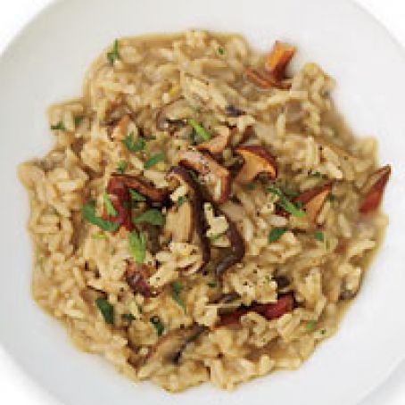 Wild Mushroom-and-Red Wine Risotto