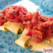 Turkey and Squash Ravioli with Raw Marinara GF