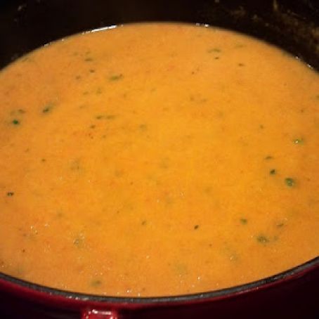 Roasted Carrot and Basil Soup with Grilled Cheese Dunkers