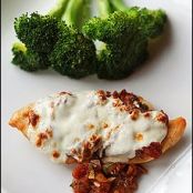 Mozzarella-Topped Scaloppine With Rustic Tomato Sauce