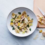 Shaved Baby Artichoke and Marinated Mushroom Salad