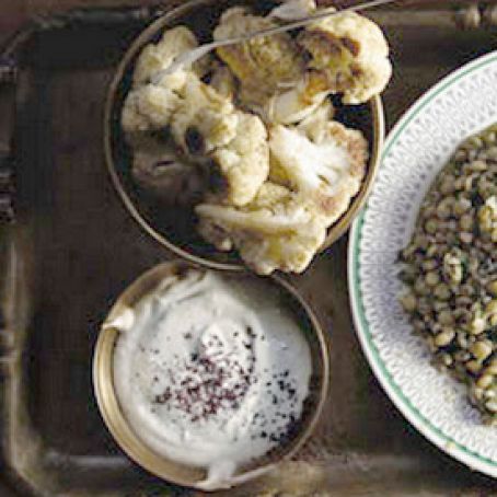 Cauliflower with Tahini Sauce