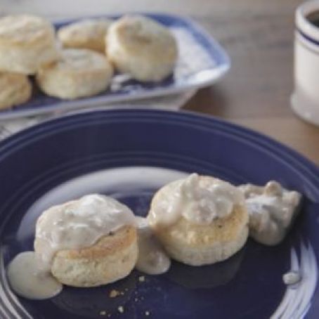Sausage Gravy for Pepper Biscuits