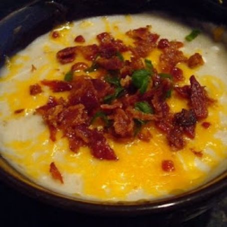 Slow cooker baked potato soup