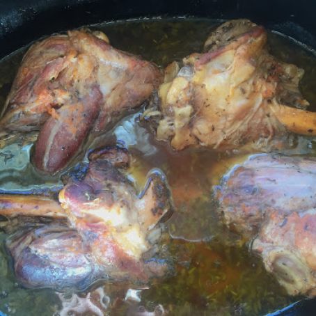 Slow Cooker Lamb Shanks (low FODMAP)