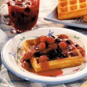 Raspberry Sauce for Waffles (or Crepes)