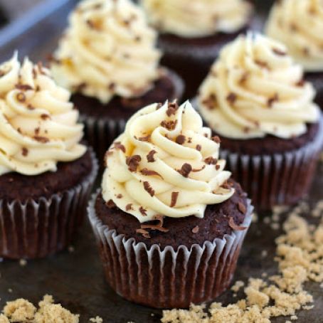 Chocolate Brown Sugar Cupcakes
