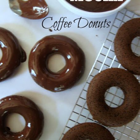 Peppermint Mocha Coffee Donuts
