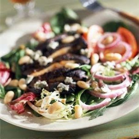 Blackened Portobello-Mushroom Salad