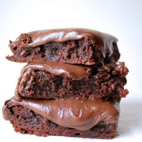 Chocolate Buttermilk Frosted Brownies