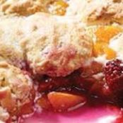 Peach Berry Cobbler