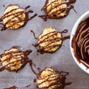 Salted Caramel & Chocolate Samoa Macaroons