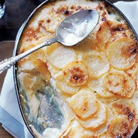 Horseradish Potato Gratin