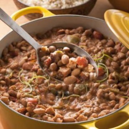 pinto stew beans ground andouille