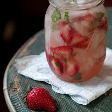 Strawberry Moonshine Julep