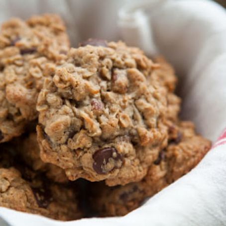 Soft-Baked Chocolate Cherry Oatmeal Cookie